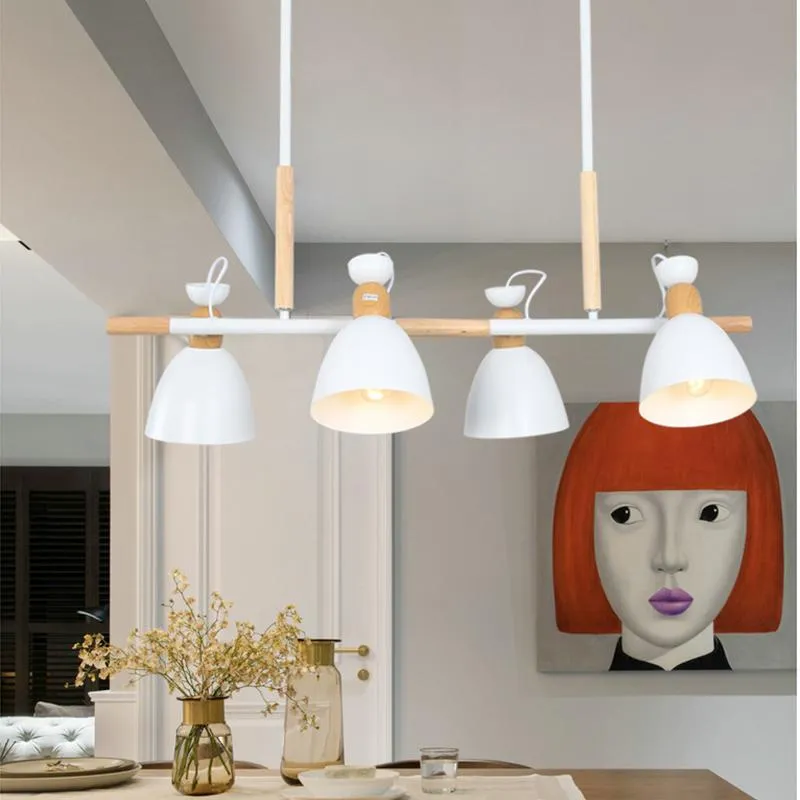 Tulip Wood and Metal Ceiling Pendant Lights