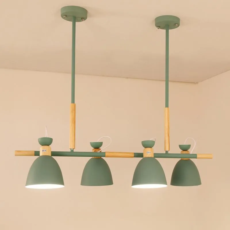 Tulip Wood and Metal Ceiling Pendant Lights