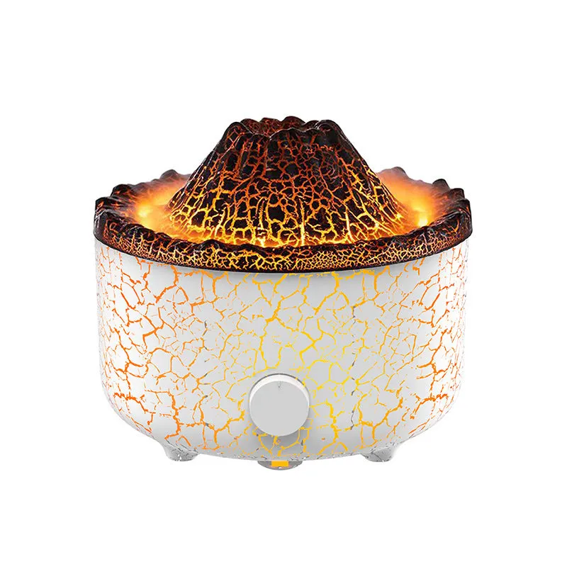 Volcano Humidifier Aromatherapy Machine Spray Jellyfish Air Flame Humidifier Diffuser