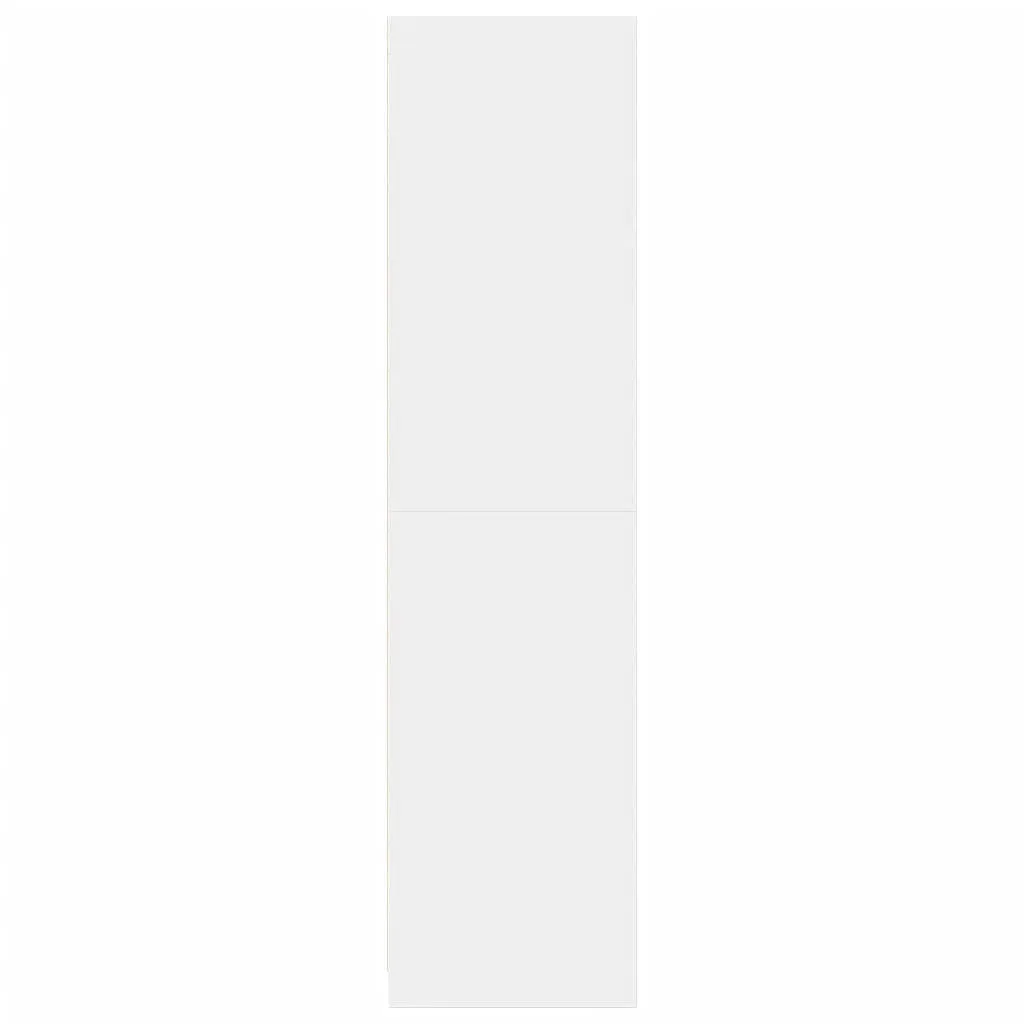 Wardrobe White 30x50x200 cm Engineered Wood