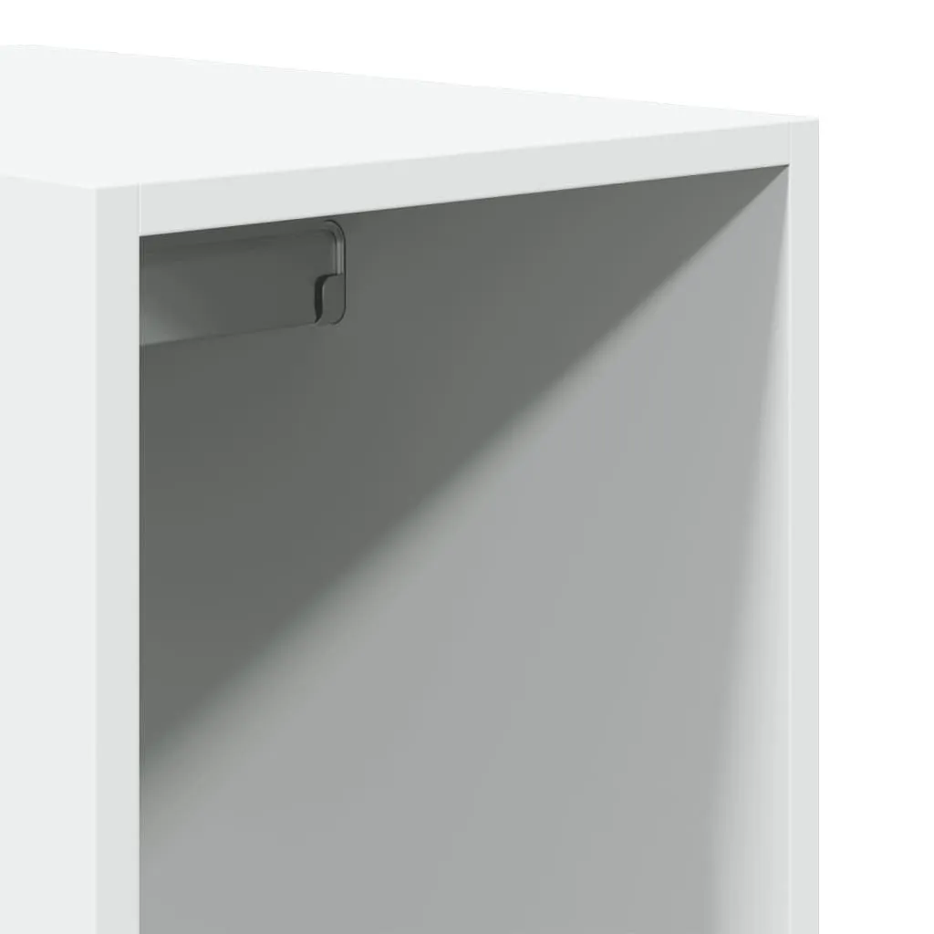 Wardrobe White 30x50x200 cm Engineered Wood