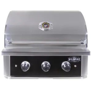 Wildfire Ranch PRO 30-Inch Black Built-in Gas Grill
