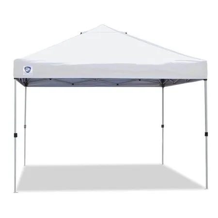 Z-SHADE 10 Ft. X 10 Ft. White Venture Straight Leg Canopy Tent